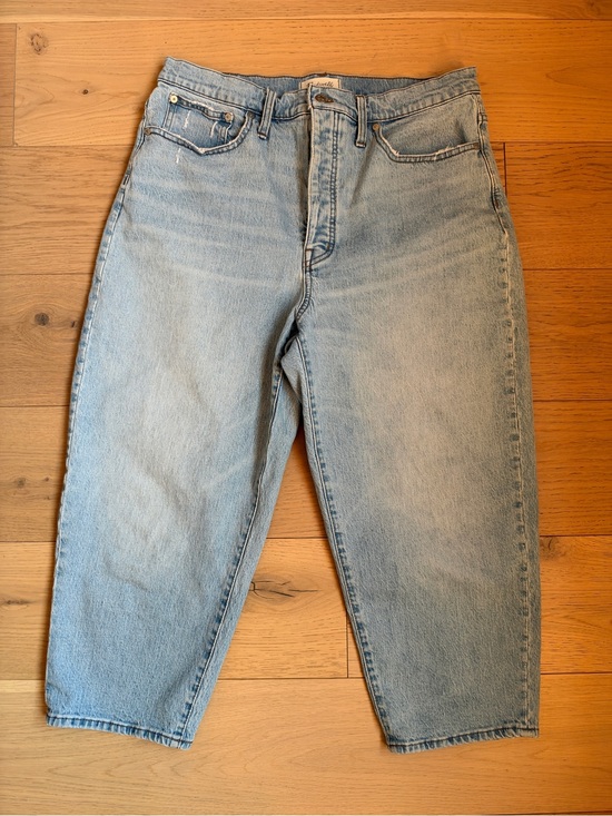 Madewell Denim - Madewell Light Blue High-Rise Balloon Jeans 32P